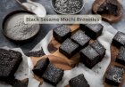 Black Sesame Mochi Brownies Recipe