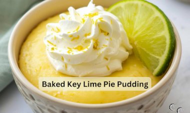 Baked Key Lime Pie Pudding