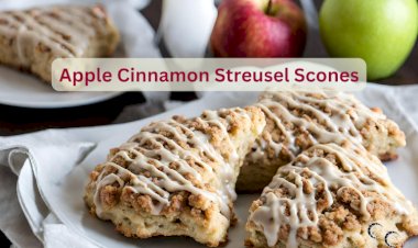 Apple Cinnamon Streusel Scones Recipe
