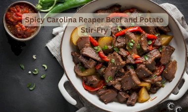 Spicy Carolina Reaper Beef and Potato Stir-Fry Recipe
