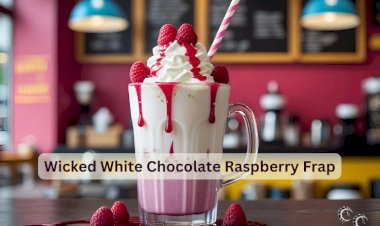 Wicked White Chocolate Raspberry Frap