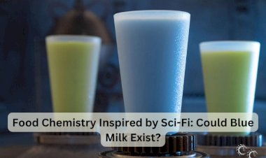 Food Chemistry Inspired by Sci-Fi: Could Blue Milk Exist?
