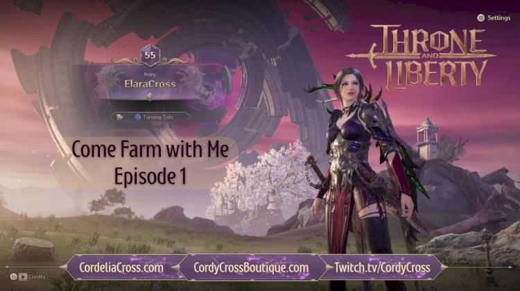 Throne and Liberty Come Farm with Me Episode One