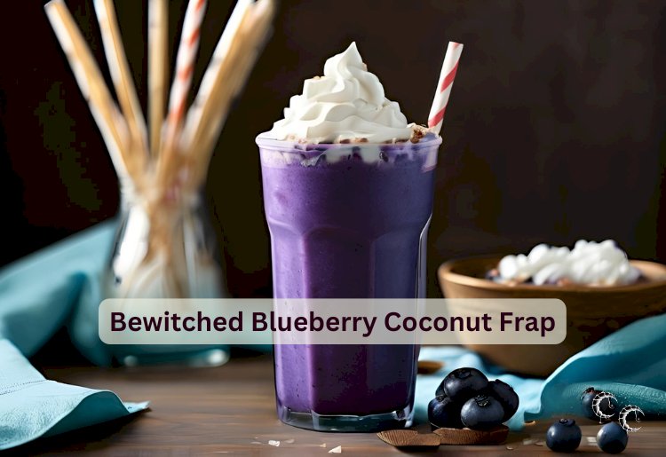 Bewitched Blueberry Coconut Frap