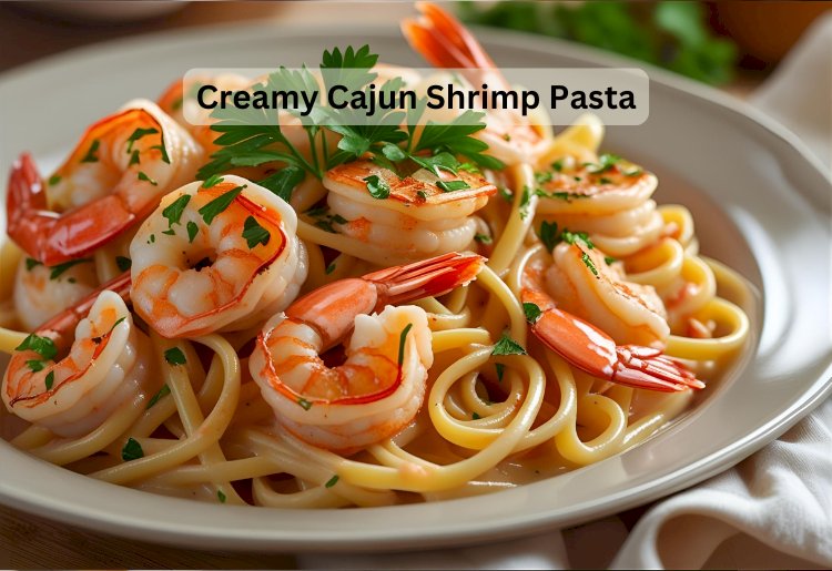 Creamy Cajun Shrimp Pasta